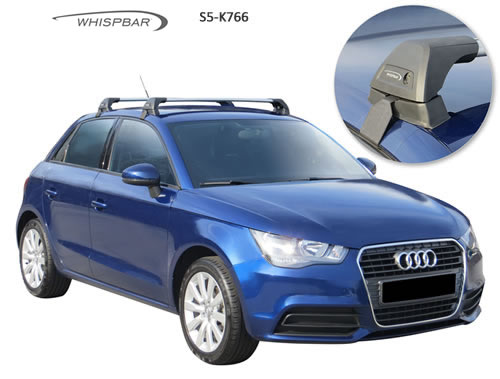 Audi A1 Yakima whispbar roof racks